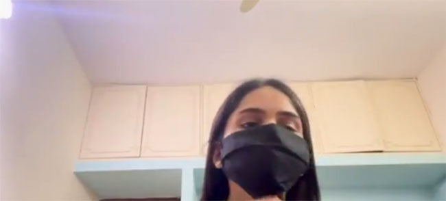 Video: Varalaxmi & Gang Teaches How To Wear A Mask!