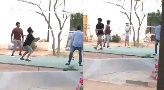 వీడియో: గ్రేట్ ప్లేయ‌ర్స్ వాలీబాల్ ఆడుతున్నారుగా!