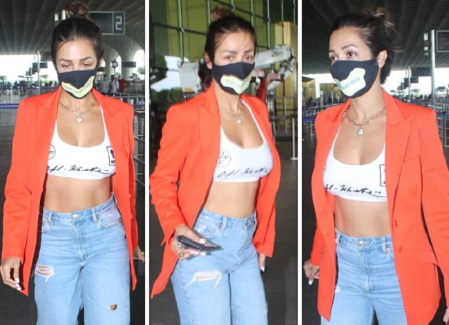 ఎయిర్ పోర్ట్ లో కెవ్వుకేక పెట్టించిన మ‌లైకా?