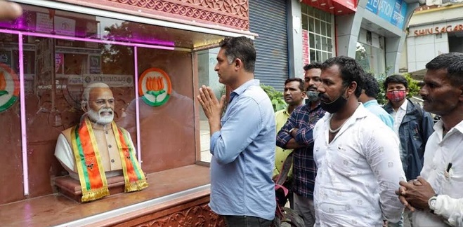 మోడీకి గుడి.. ఇంత‌లోనే తొల‌గింపు.. ఏం జ‌రిగింది?