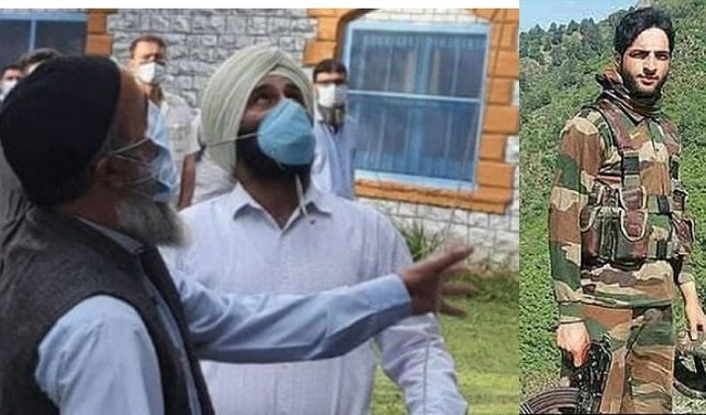 On 75th Independence Day, Burhan Wanis Father Hoisted tricolor, pic goes viral