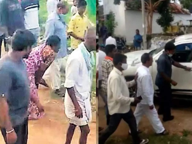 హుజూరాబాద్ లో ఈటల రాజేందర్ కు చేదు అనుభవం