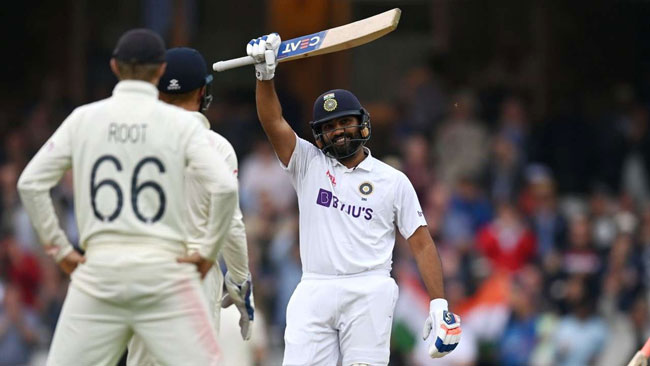 Rohit Sharma Reaches Overseas Century In Test In Hitman Style