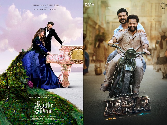 Its RRR vs Radhe Shyam for 2022 Sankranthi Season!