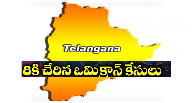 తెలంగాణలో 8కి చేరిన ఒమిక్రాన్ కేసులు