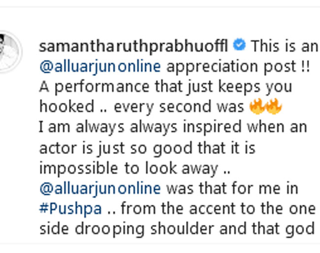 బన్నీ నటన నిజంగా అద్భుతం.. స్ఫూర్తిదాయకం..!