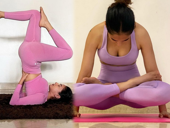 Sonal Chauhan Charming Yoga Clicks