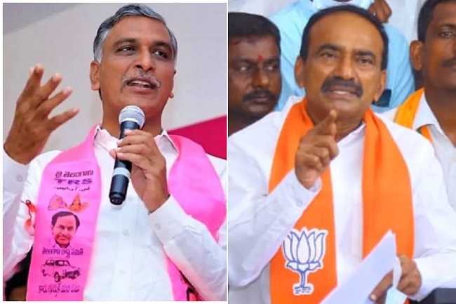 మంత్రి హ‌రీశ్‌కు ఈట‌ల స‌వాల్‌.. చ‌ర్చ‌కు ర‌మ్మ‌ని పిలుపు