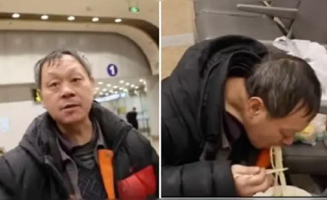 Old Man Chooses Drinking over Family, makes Airport his family