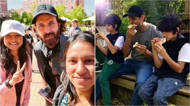 పిల్ల‌ల కోసం హృతిక్ క్యాంప‌స్ కి వెళితే ర‌చ్చ ర‌చ్చ‌!