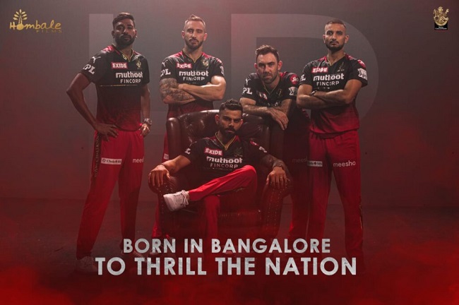 ఆర్ సీబీ తో `కేజీఎఫ్‌-2` ప్ర‌చారం మామూలుగా లేదే!