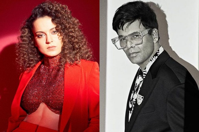 కంగ‌న‌కు భ‌య‌ప‌డి దాక్కున్న క‌ర‌ణ్ జోహార్