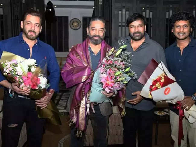 మెగాస్టార్ ఇంట్లో కమల్, సల్మాన్