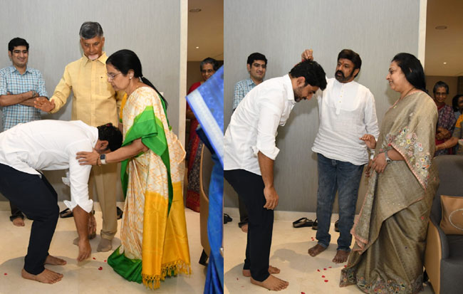 Nara, Nandamuri Families Bless Lokesh For His State-wide Yatra!