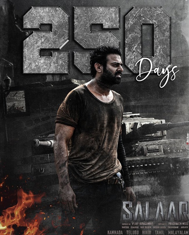 250 రోజుల్లో సలార్