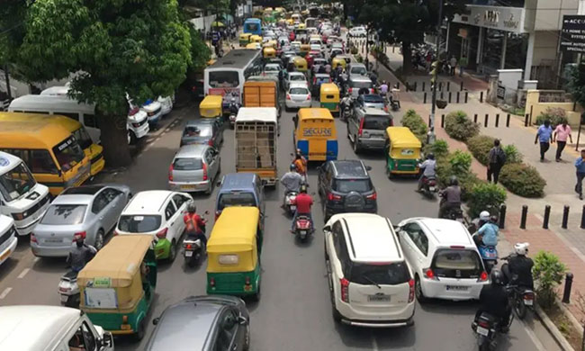 Bengaluru Beats Other Major Cities To Become 2nd Traffic City!