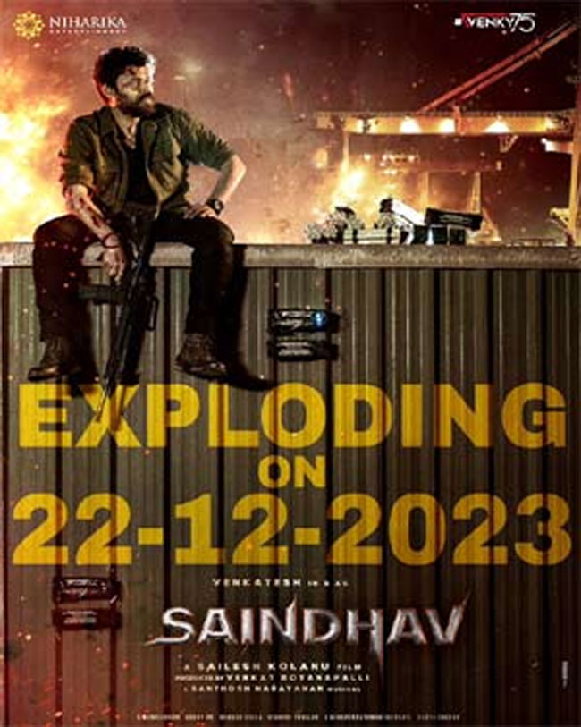 Saindhav All Set To Arrive On Christmas weekend! Saindhav All Set To Arrive On Christmas weekend!