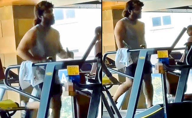 Icon Star Sweating It Out At The Gym For 'Pushpa 2'!