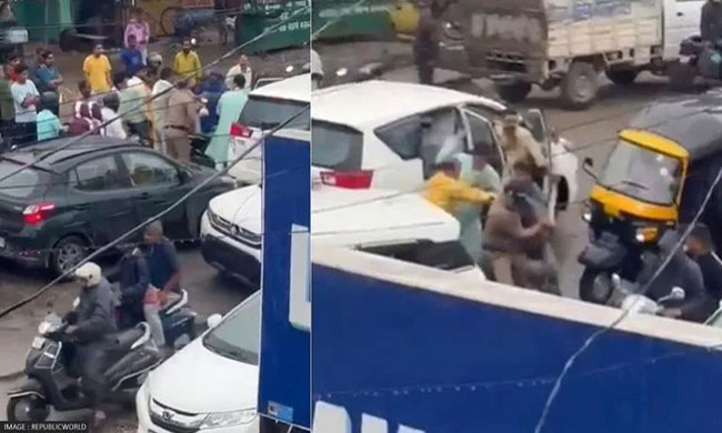 Minister Slaps Commuter In Traffic!