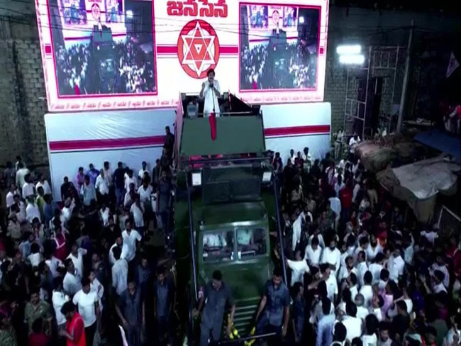 Day 1 of Varahi Yatra: Pawan leaves both Jana Sena, TDP confused Day 1 of Varahi Yatra: Pawan leaves both Jana Sena, TDP confused