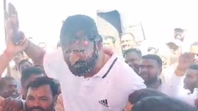 Minister Overwhelmed After Locals Perform Palabhishekam On Him!