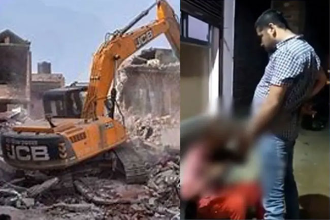 Man Urinated On Tribal: Bulldozer In Action!