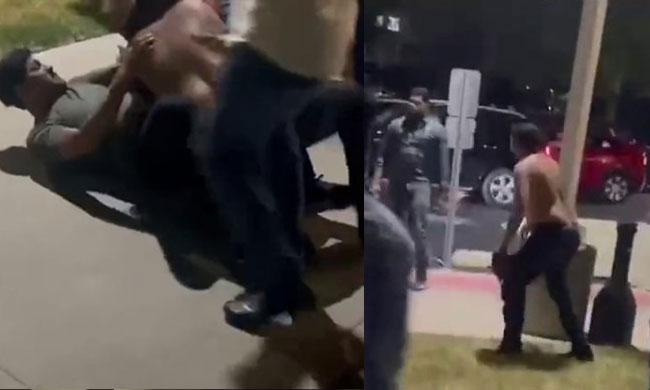 Telugu Students Indulged In A Street Fight In US!